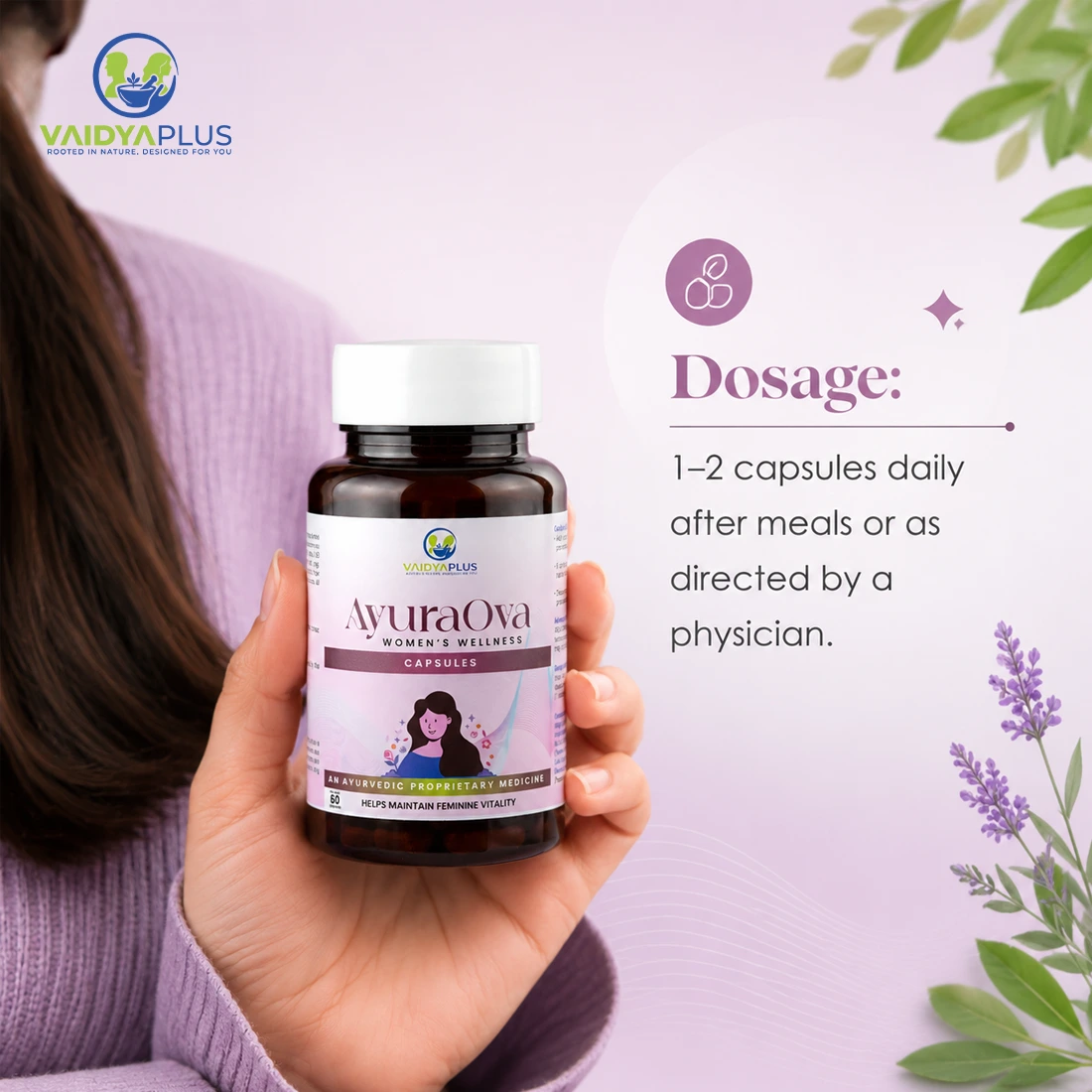 AyurOva | Hormonal Balance Capsules for Women image 4