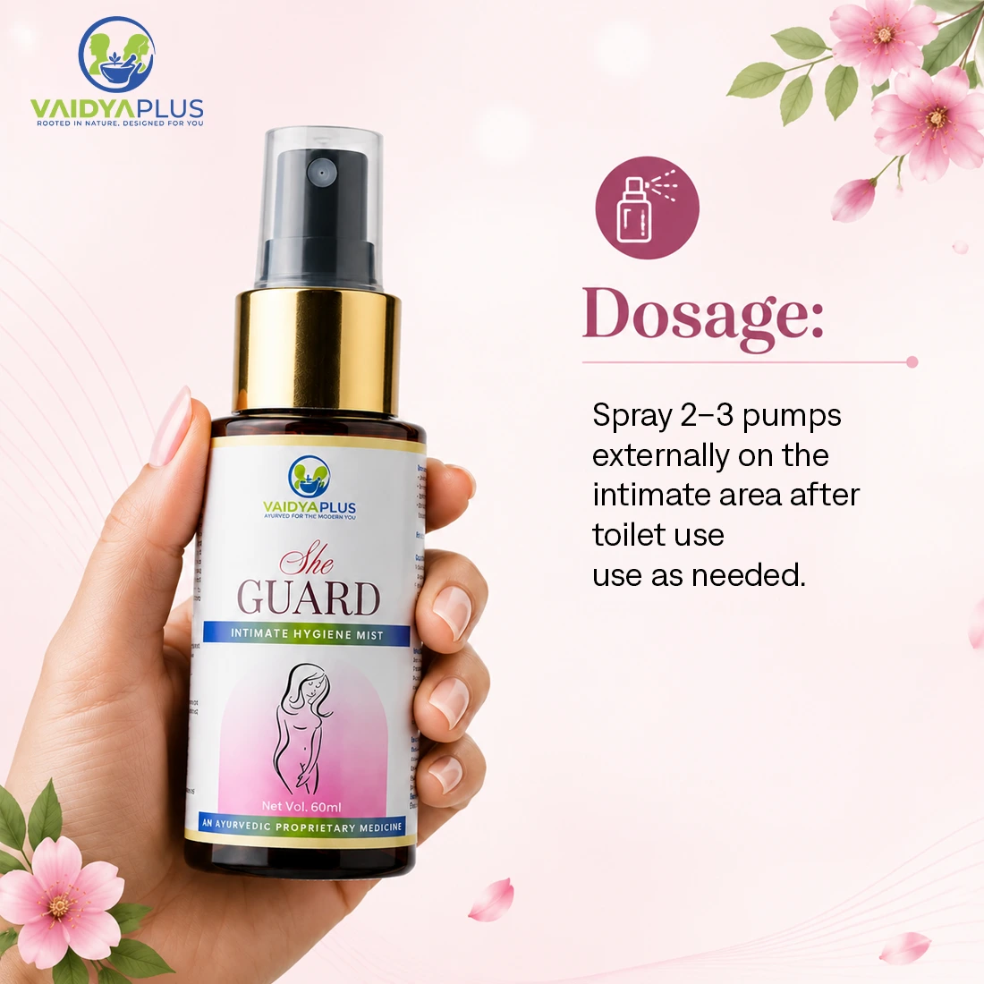 SheGuard | Intimate Hygiene Mist for Women image 4